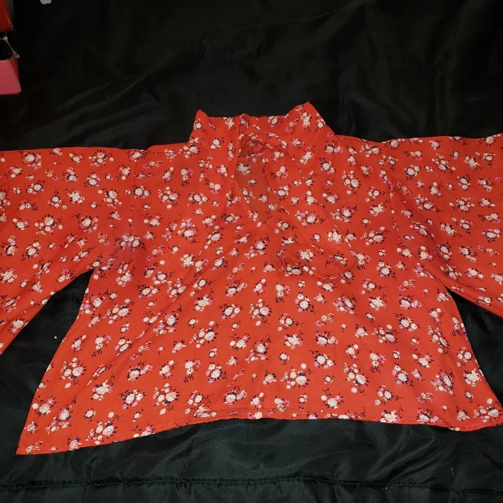 Flowered blouse
